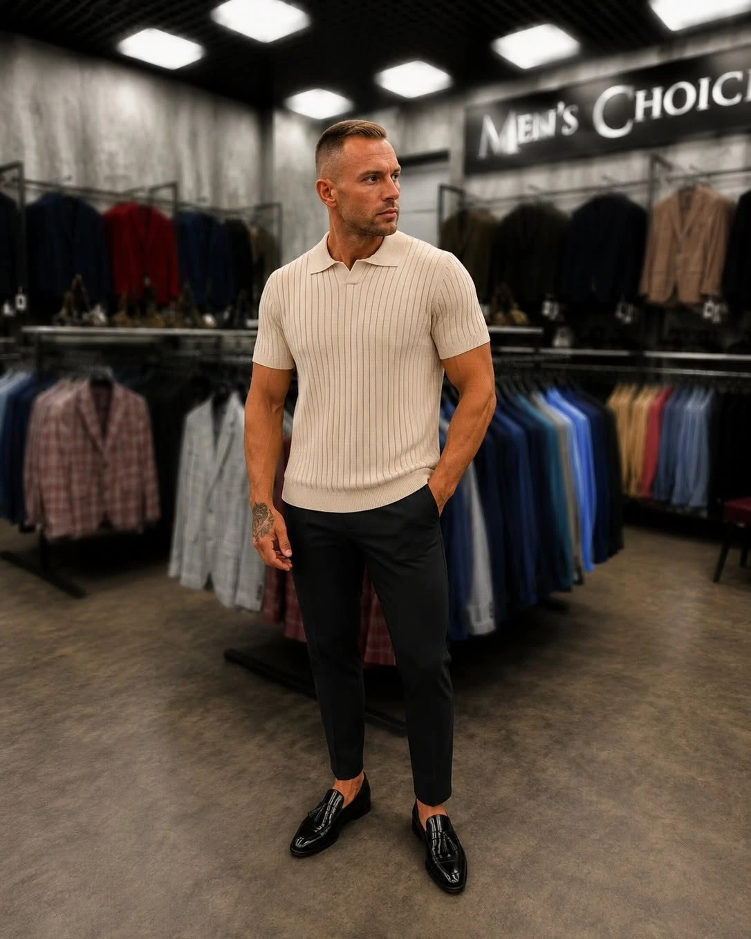 Men’s Choice polo — Šviesus atspalvis