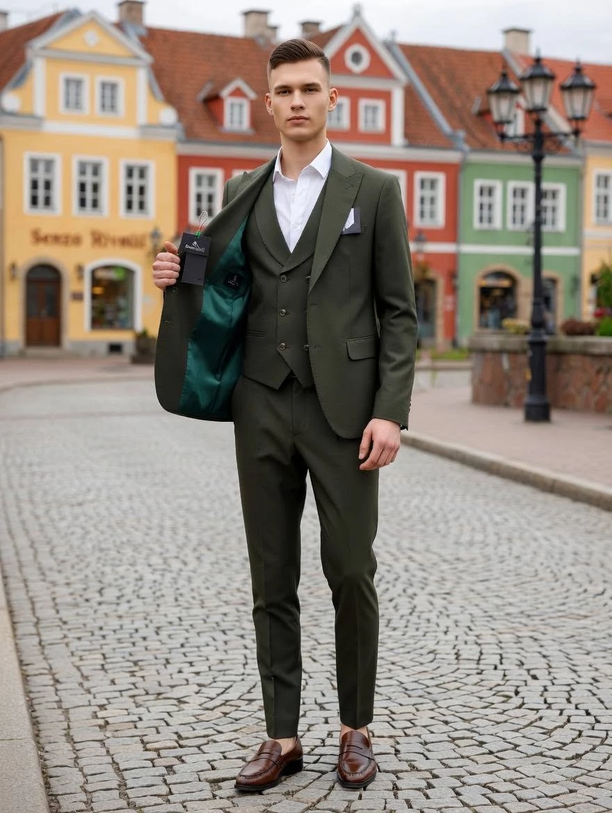Men’s Choice kostiumų fotosesijos derinys